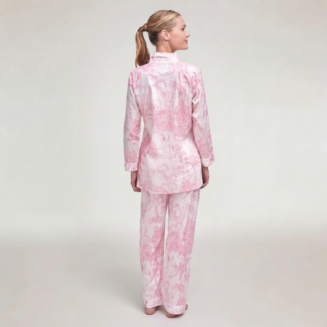 PIJAMA "PARIS ROSA" CON PANTALON