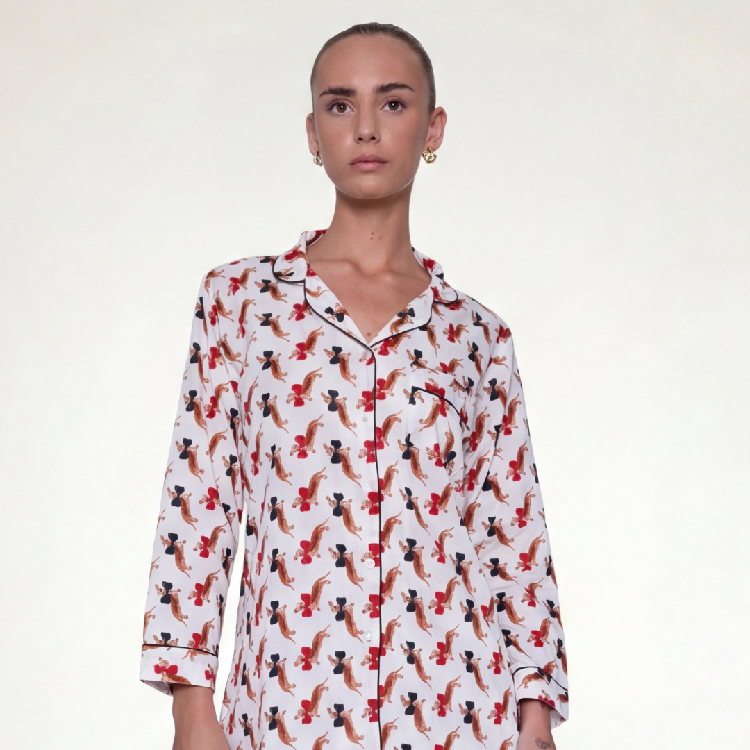 PIJAMA "PAWS" CON PANTALON