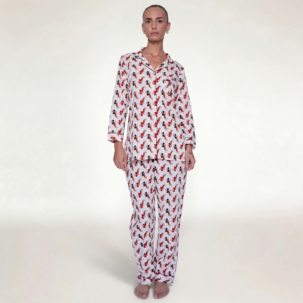 PIJAMA "PAWS" CON PANTALON