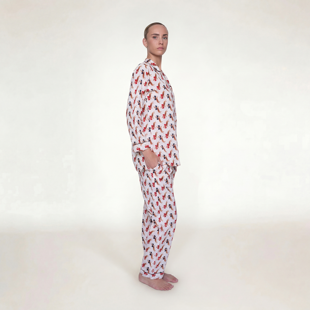 PIJAMA "PAWS" CON PANTALON