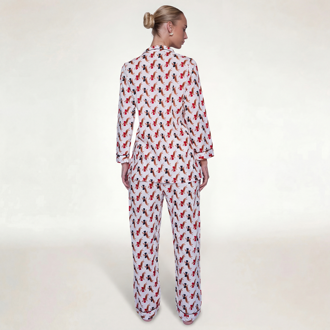 PIJAMA "PAWS" CON PANTALON