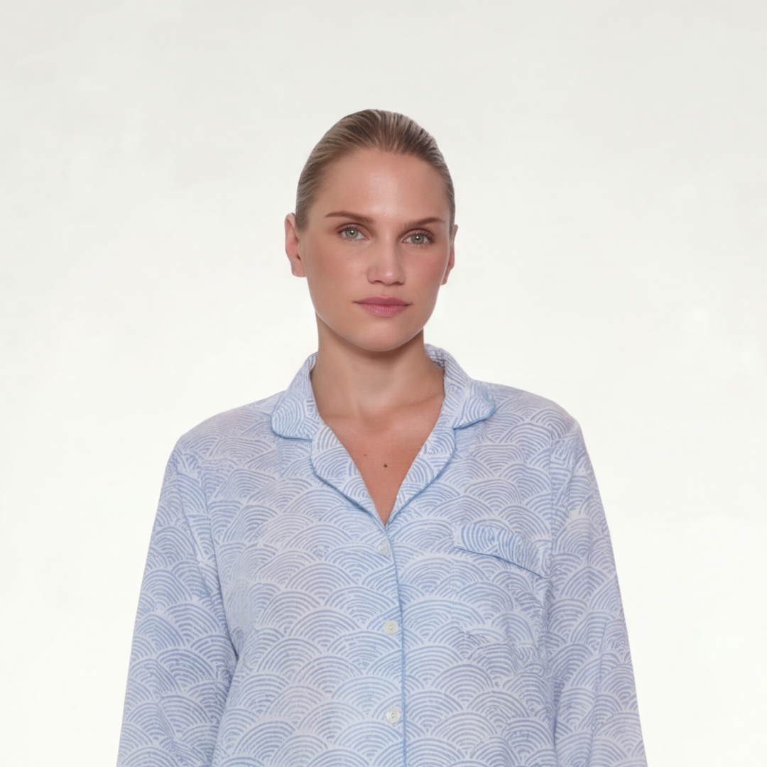 PIJAMA "RAINBOW BLUE" CON PANTALON