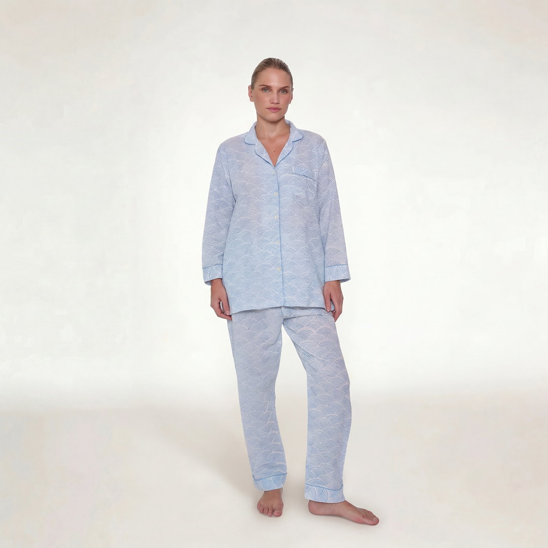 PIJAMA "RAINBOW BLUE" CON PANTALON