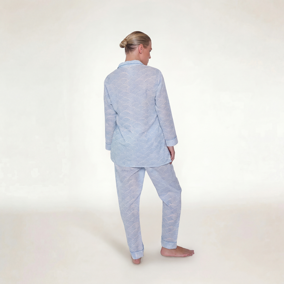 PIJAMA "RAINBOW BLUE" CON PANTALON