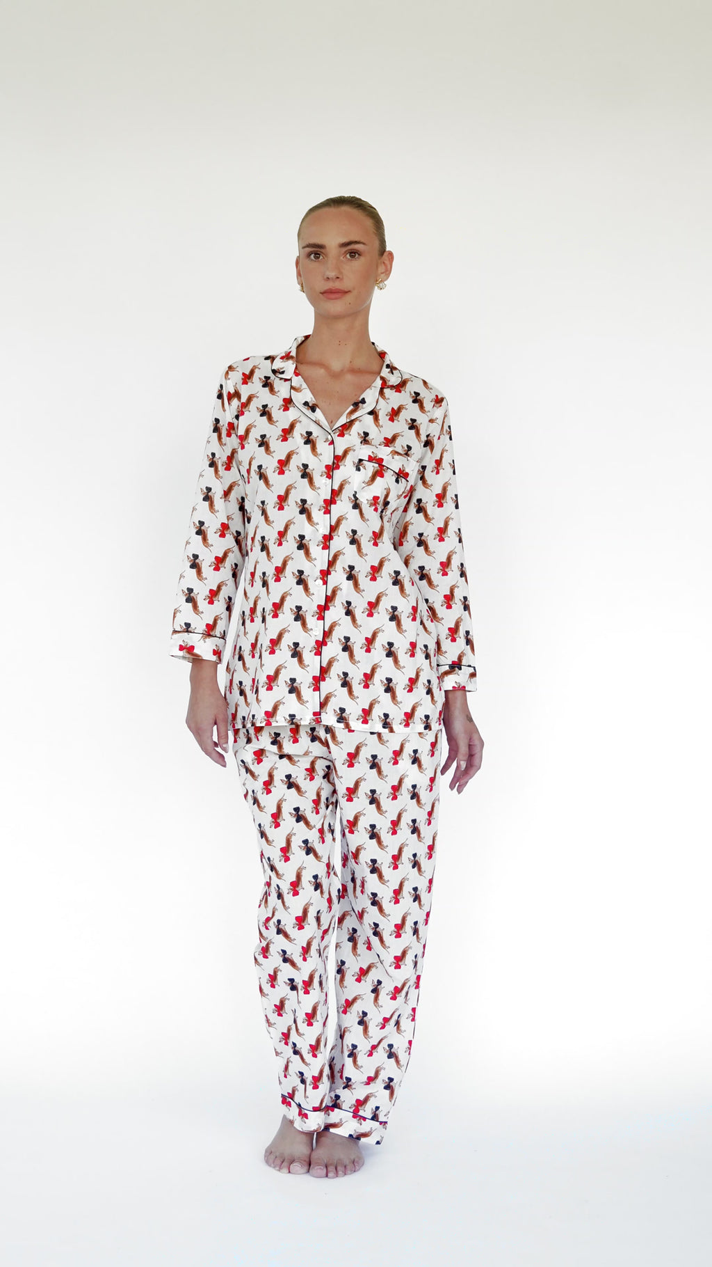 PIJAMA "PAWS" CON PANTALON