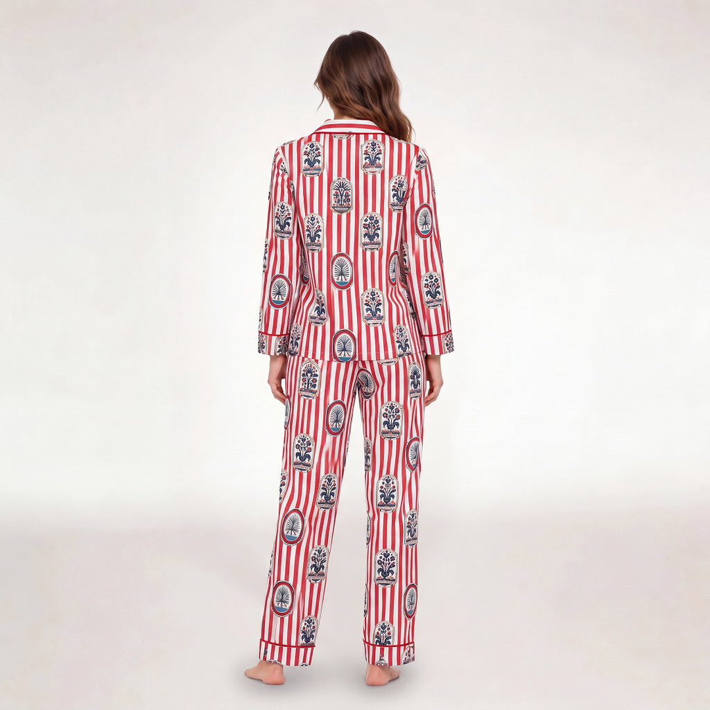 "RED GARDEN HOUSE" PAJAMA
