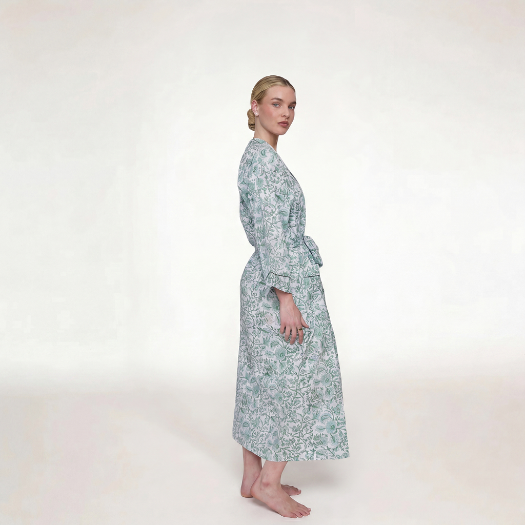 ROBE "GREEN PORCELAINE"