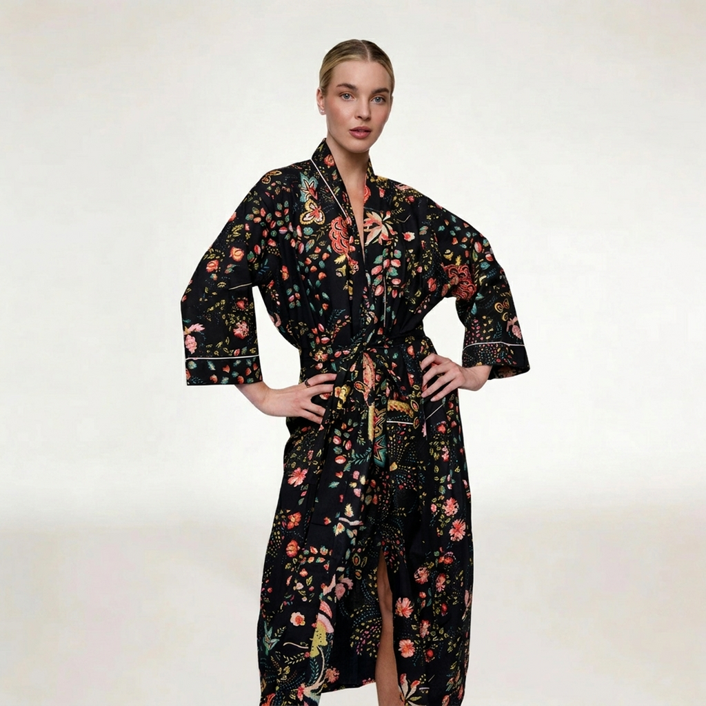 ROBE "MIDNIGHT BLOOM"