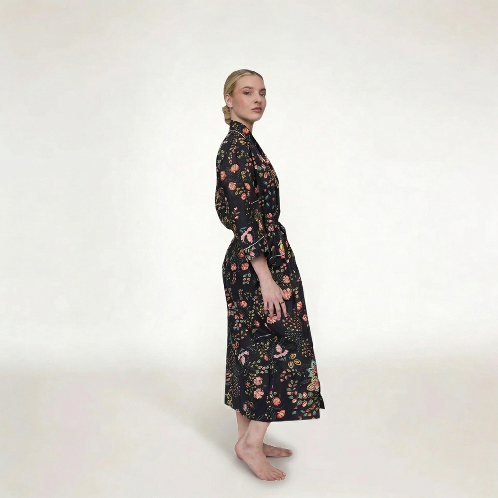 ROBE "MIDNIGHT BLOOM"