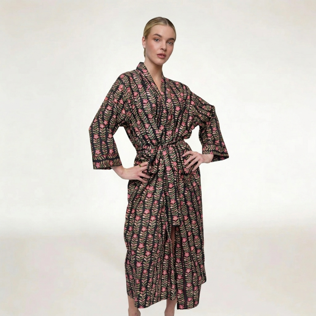 ROBE "NOIR GARDEN"