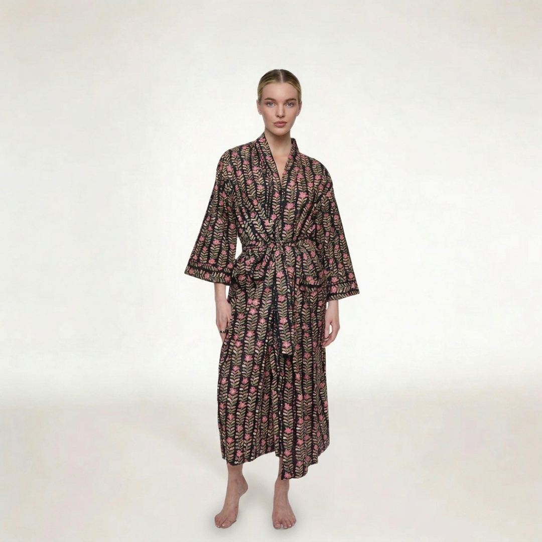 ROBE "NOIR GARDEN"