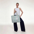 TOTE BAG "GREEN PORCELAINE"