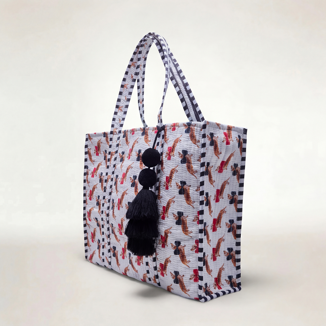 TOTE BAG PAWS 100% COTTON