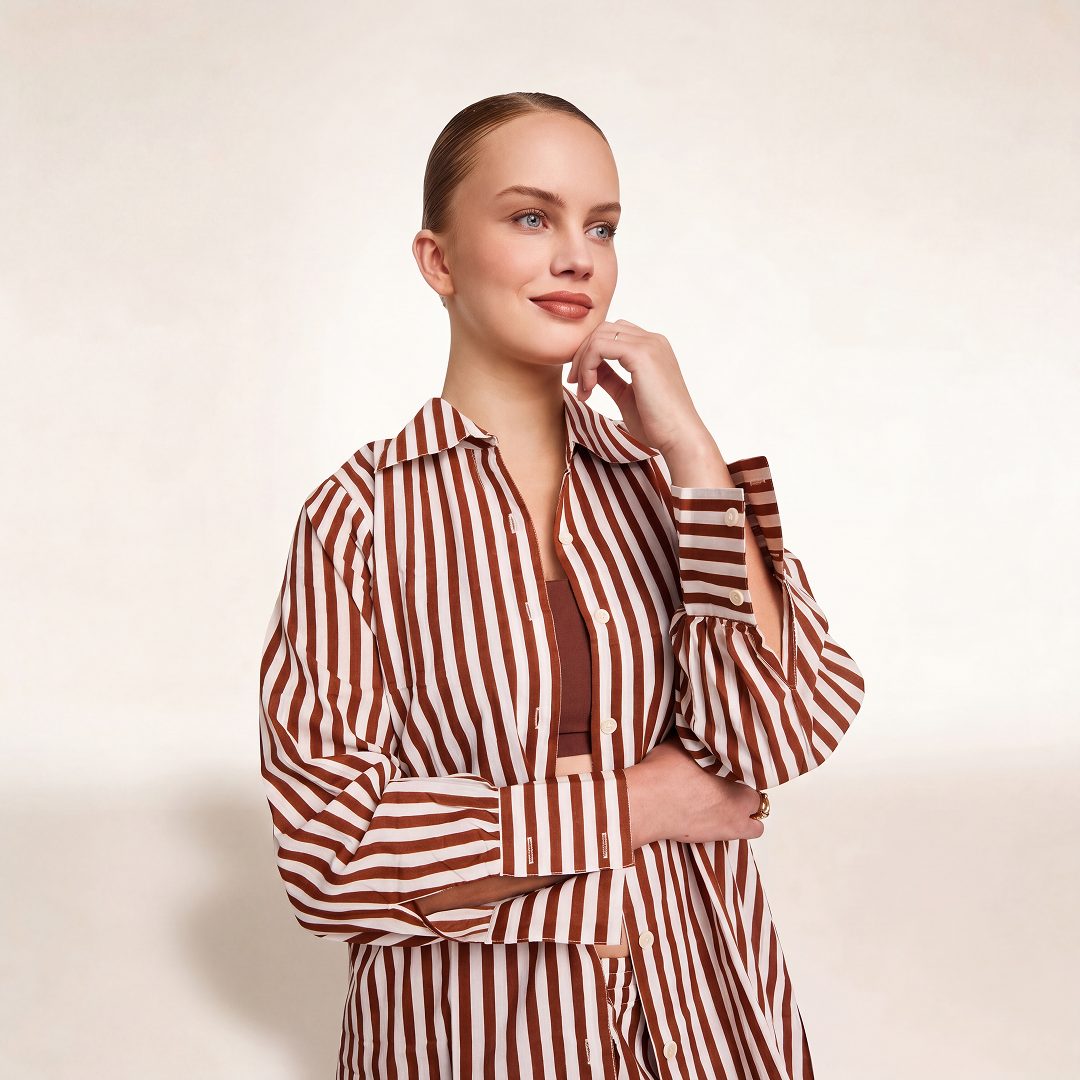"BURGUNDY STRIPES" URBAN SET