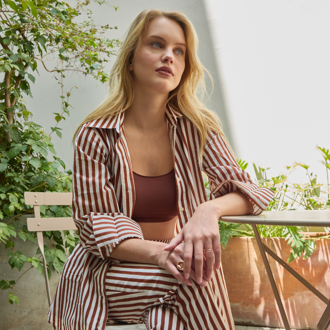 "BURGUNDY STRIPES" URBAN SET