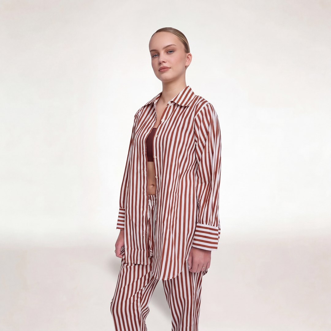 "BURGUNDY STRIPES" URBAN SET