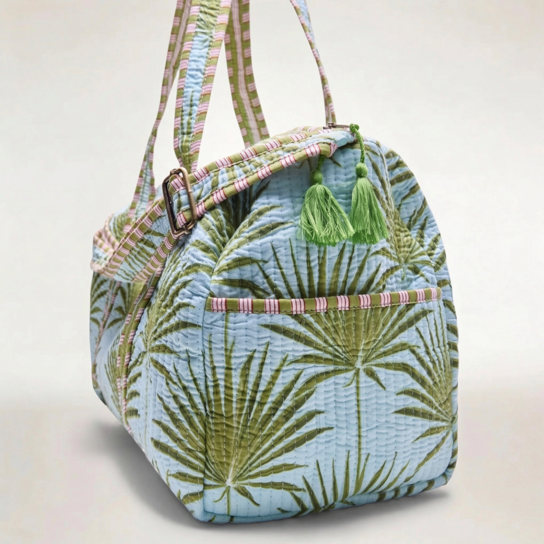 BOLSA DE VIAJE "VERDE BEACH"