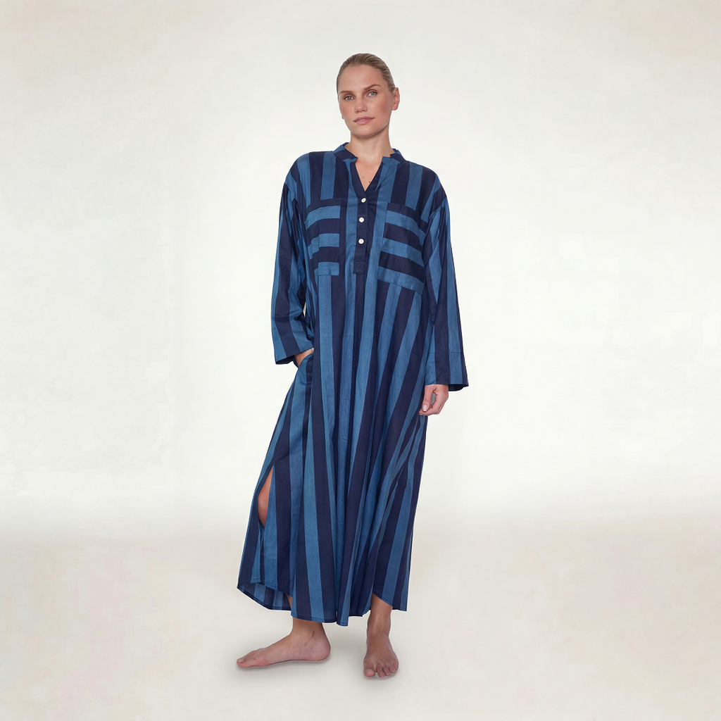 VESTIDO "STRIPES" AZUL